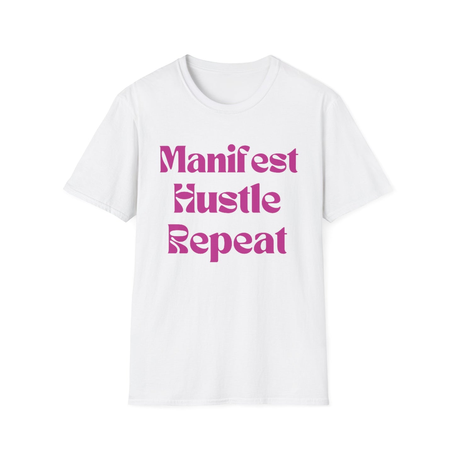 Manifest Hustle Repeat Shirt Black Boss Babe Shirt