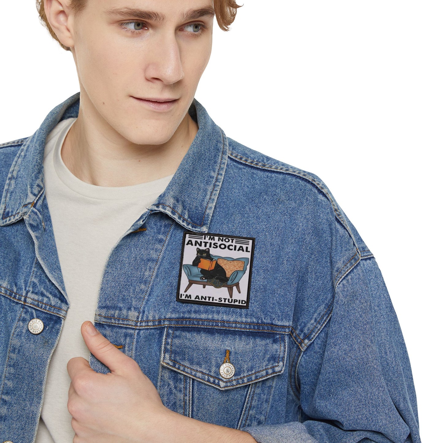 Funny Cat Meme Iron-On Patch