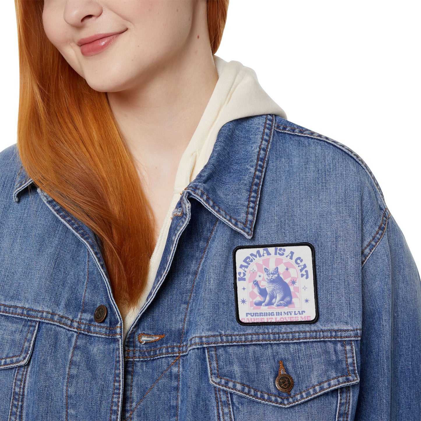 Funny Cat Meme Iron-On Patch