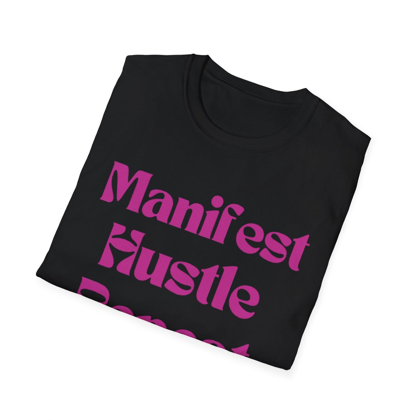 Manifest Hustle Repeat Shirt Black Boss Babe Shirt