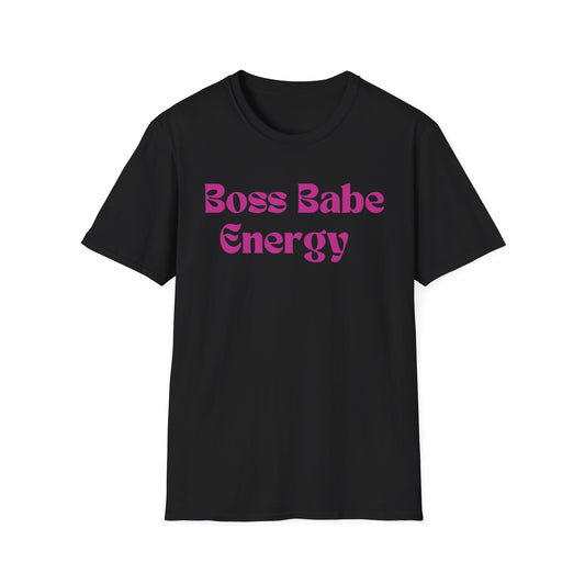 Boss Babe Energy Shirt Black Boss Babe Shirt