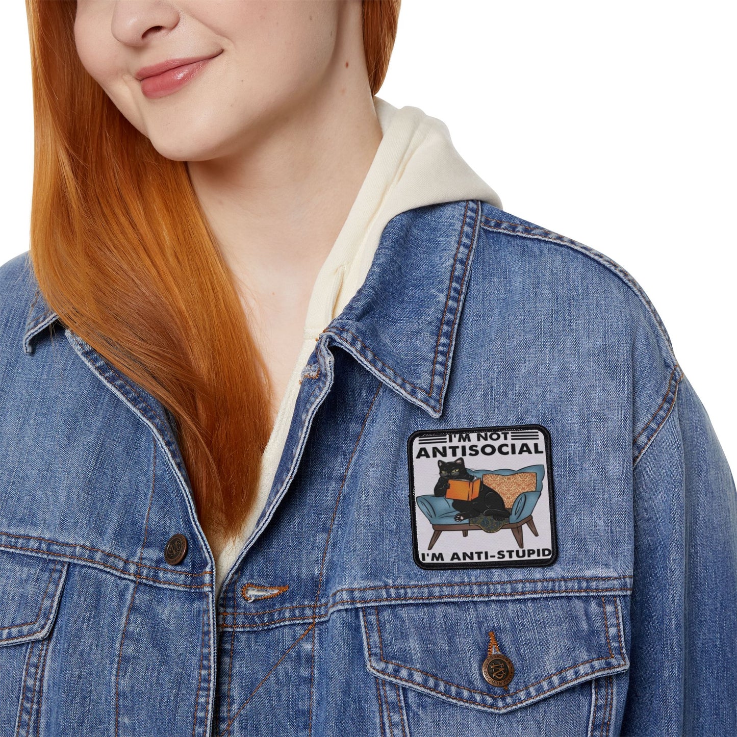 Funny Cat Meme Iron-On Patch