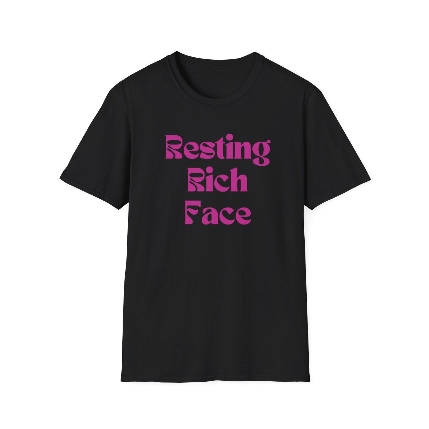 Resting Rich Face Shirt Black Boss Babe Shirt