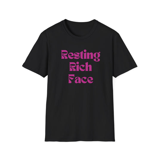 Resting Rich Face Shirt Black Boss Babe Shirt