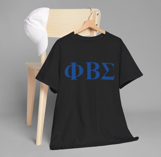 Phi Beta Sigma Fraternity T-Shirt Royal Blue and White Unisex Sizes S-5XL Greek Life Apparel