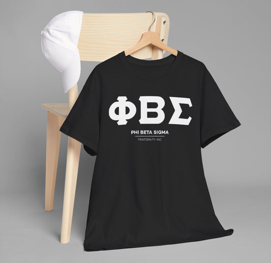 Phi Beta Sigma Fraternity T-Shirt Royal Blue and White Unisex Sizes S-5XL Greek Life Apparel