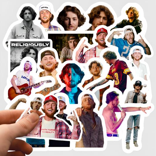 Bailey Zimmerman Stickers 20 Piece