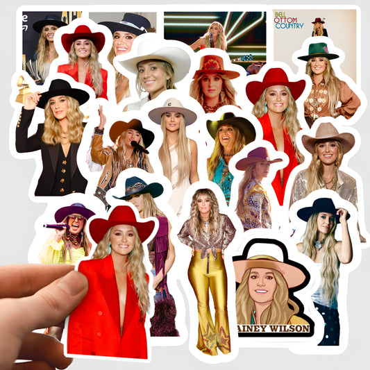 Lainey Wilson Stickers 20 Piece