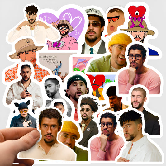 Bad Bunny Stickers 20 Piece